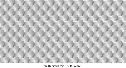 Fundo do mosaico. Grade hexágono simples. Células hexagonais. Ilustração de vetor de azulejos sem costura. padrão de favo de mel. plano de fundo de colmeia geométrica sem costura.
