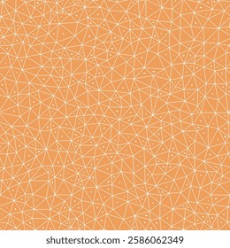 Mosaic background. Small triangles size. Multiple repeated inner triangles. Solid Color style. Repeatable pattern. Artistic vector tiles. Seamless vector illustration.