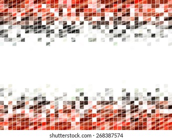 Mosaic background texture vector