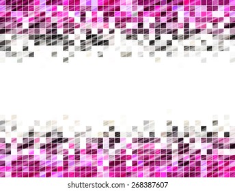 Mosaic background texture vector