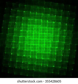 Mosaic background. Vector illustration. Circle shape.