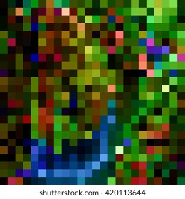 Mosaic background. Vector illustration. EPS10