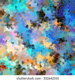 Mosaic backgrounds - vector illustration 