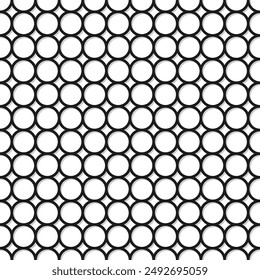 Mosaic Banner. Linear style. Vector icon.