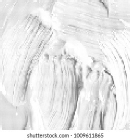 mosaic black squares. pixel grid gray paint. black and white pattern background for design. monochrome grunge texture. abstract halftone effect. eps10 vector illustration.