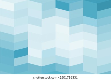 Mosaic blue pixel background. Gradient abstract geometric background. Artistic puzzle background.