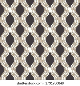 Mosaico de ladrillos. Gris. El fondo es impecable. Medios para el dispositivo de paredes y suelos de mampostería. Ilustración vectorial para diseño web o impresión.