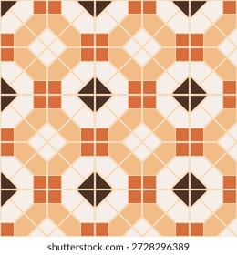 mosaic, ceramic tiles, cute pattern, decorative seamless background