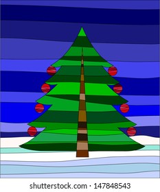 Mosaic Christmas tree