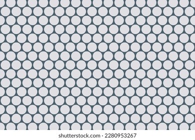 Mosaic circle pattern vector background. Polka dot circles pattern.