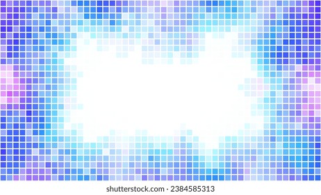 Mosaic color gradient. Handmade vector illustration for your design project.