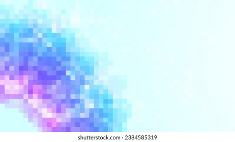 Mosaic color gradient. Handmade vector illustration for your design project.