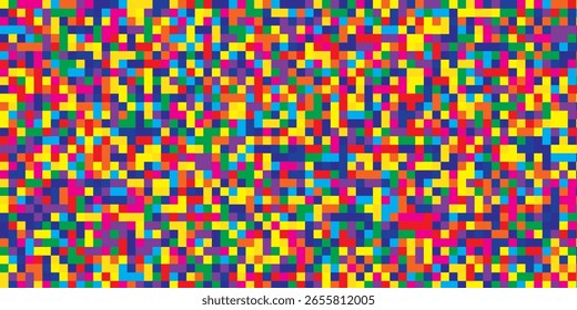 Mosaic color gradient. Handmade vector illustration for your design project. color full background. glowing background