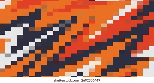 Mosaic color gradient. Handmade vector illustration for your design project.