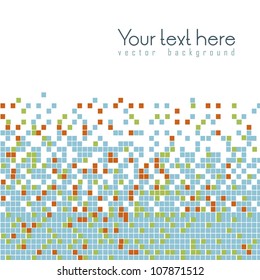 mosaic of color gradient, vector illustration