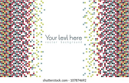 mosaic of color gradient, vector illustration
