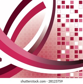 Mosaic color illustration vector design