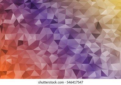 Mosaic colorful  design templates. Colorful magic pattern. Rainbow color abstract vector geometric triangle texture background for business card and web backdrop.