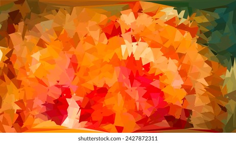 fondo de vector plano de mosaico de colores