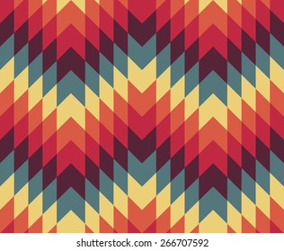 Mosaic colorful rhombus seamless pattern background texture