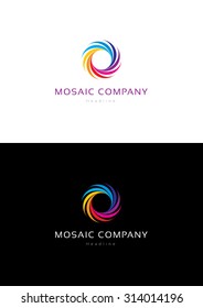 Mosaic company logo teamplate.