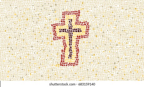 mosaic cross