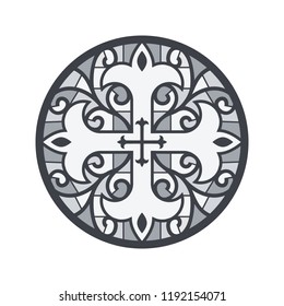 Mosaic Cross Ornament