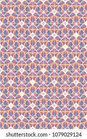 mosaic decorative colorful pattern 