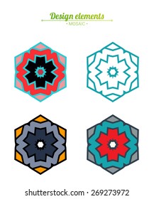 Mosaic. Design elements
