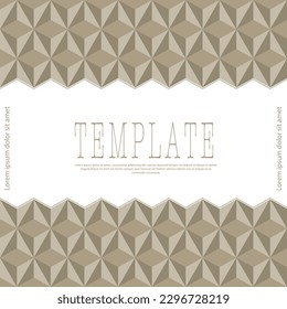 Mosaic design. Layout for the design of the cover, banner, poster, postcard. Template for corporate style, interior, prints and decorations