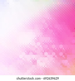 Mosaic dots background magenta design template illustration