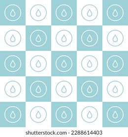 Mosaic of drops and squares