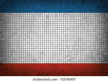 Mosaic flag of Crimea