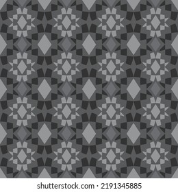 flores de mosaico patrón de textura fluido