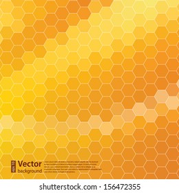 mosaic in the form of a honeycomb for your design