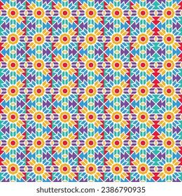 Mosaic Frame Element Vector Design