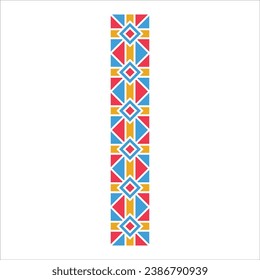 Mosaic Frame Element Vector Design