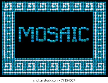 mosaic frame (landscape)