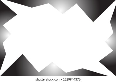 Mosaic Frame Vector Illustration, white background, EPS 10. 