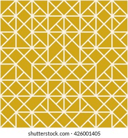 Mosaic geometric pattern. Triangle background