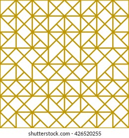 Mosaic geometric pattern. Triangle background