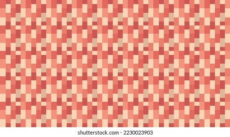 Mosaic geometric shape pattern design, Trendy Vector seamless pattern.Geometry minimalistic artwork poster with simple shape and figure. Abstract vector pattern design