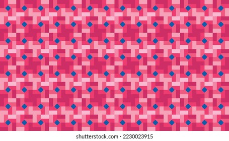Mosaic geometric shape pattern design, Trendy Vector seamless pattern.Geometry minimalistic artwork poster with simple shape and figure. Abstract vector pattern design