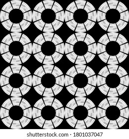 Mosaico con formas geométricas. Patrón sin foco. Diseño con eclosión manual. Textil. Ornamento étnico de boho. Ilustración vectorial para diseño web o impresión.
