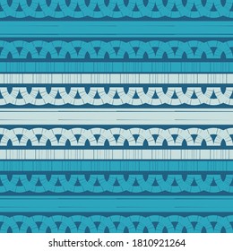 Mosaic with geometric shapes. Seamless pattern. Design with manual hatching. Textile. Ethnic boho ornament. Vector illustration for web design or print.