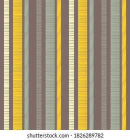 Mosaic with geometric shapes. Seamless pattern. Design with manual hatching. Textile. Ethnic boho ornament. Vector illustration for web design or print.