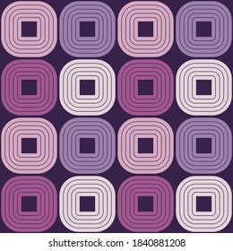 Mosaic with geometric shapes. Seamless pattern. Design with manual hatching. Textile. Ethnic boho ornament. Vector illustration for web design or print.