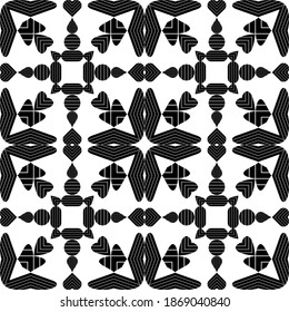 Mosaico con formas geométricas. Patrón sin foco. Diseño con eclosión manual. Textil. Ornamento étnico de boho. Ilustración vectorial para diseño web o impresión.