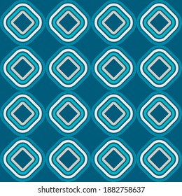 Mosaic with geometric shapes. Seamless pattern. Design with manual hatching. Textile. Ethnic boho ornament. Vector illustration for web design or print.