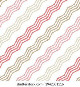 Mosaic with geometric shapes. Seamless pattern. Design with manual hatching. Textile. Ethnic boho ornament. Vector illustration for web design or print.